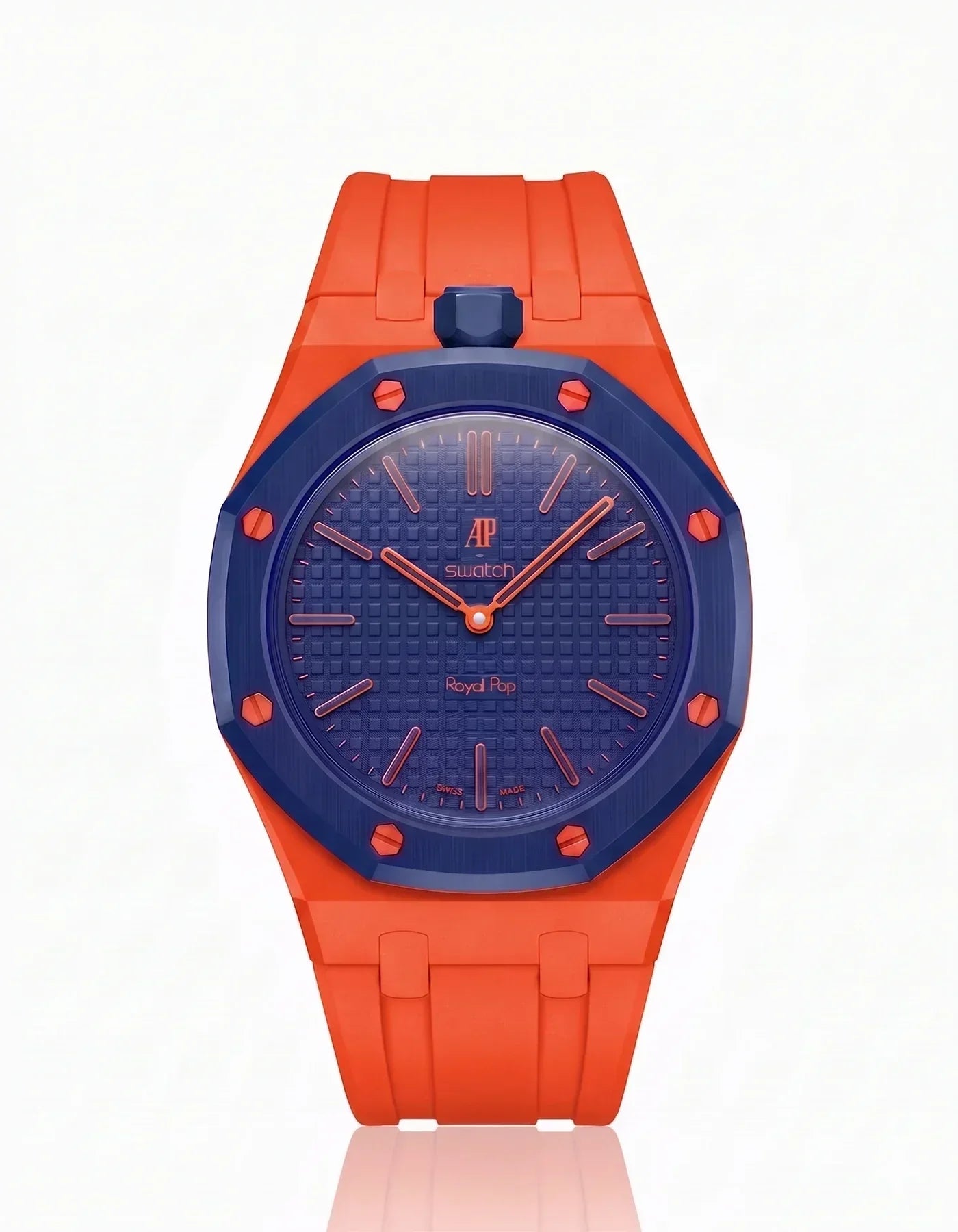 Silicone Strap & Case Royal Pop Orenji Hachi(Customize Colors)