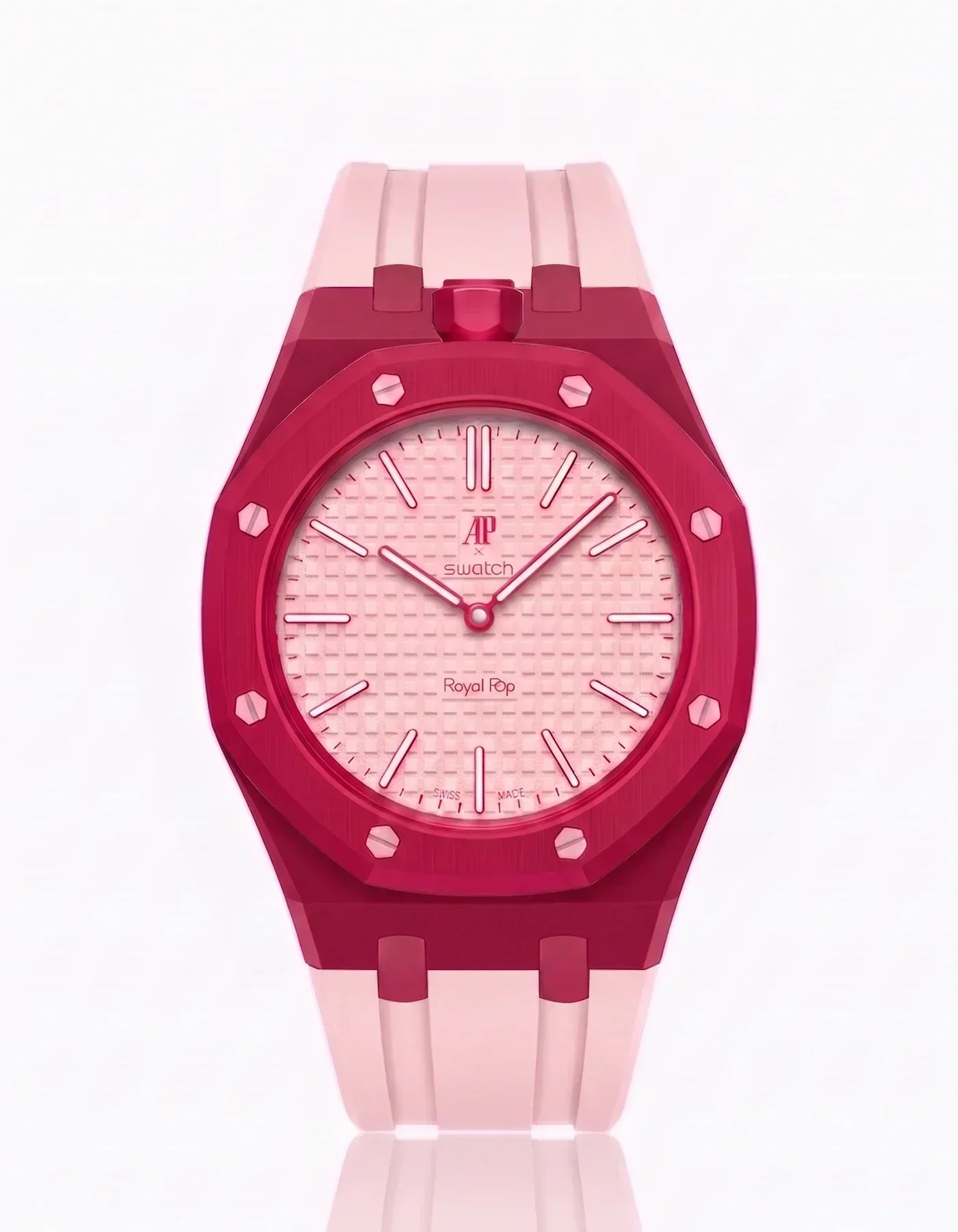 Silicone Strap & Case Royal Pop Otto Rosso(Customize Colors)