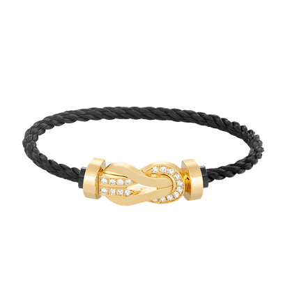 [Everoly JW]CHANCE GROSSES 8-FACH-SCHNALLE HALBDIAMANTARMBAND GOLD