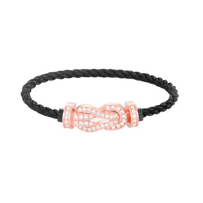 [Everoly JW]CHANCE GROSSES 8-FACH-ARMBAND MIT VOLLMUNDDIAMANTEN IN ROSÉGOLD