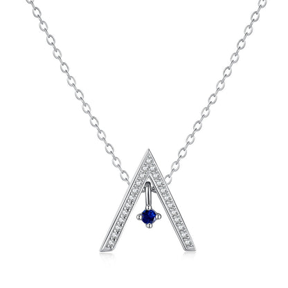 [Everoly JW]輝く「A」シェイプネックレス