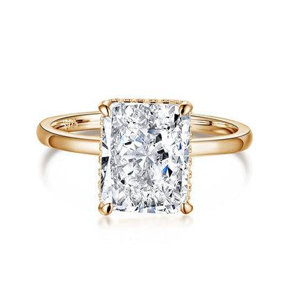 [Everoly JW]4.0 Carat Ornate Enchanting Radiand Cut Banquet Ring