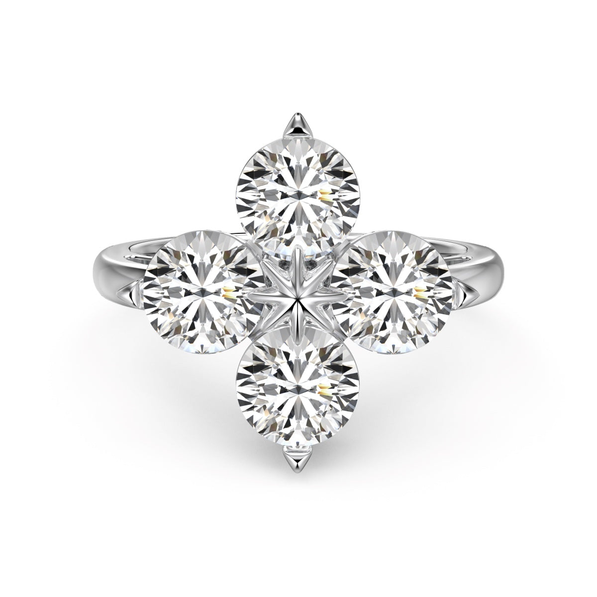 [Everoly JW]Vierblättriges Kleeblatt Achtzackiger Sternring
