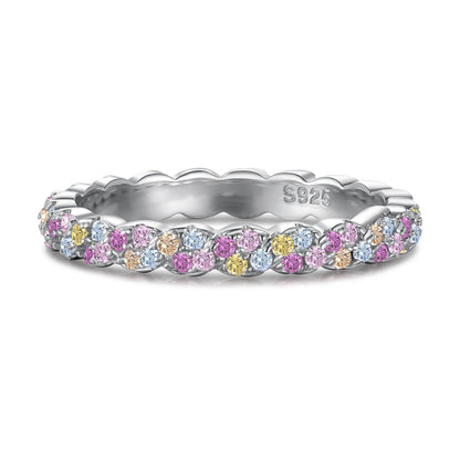 [Everoly JW]Dainty Ebullient Round Cut Daily Ring