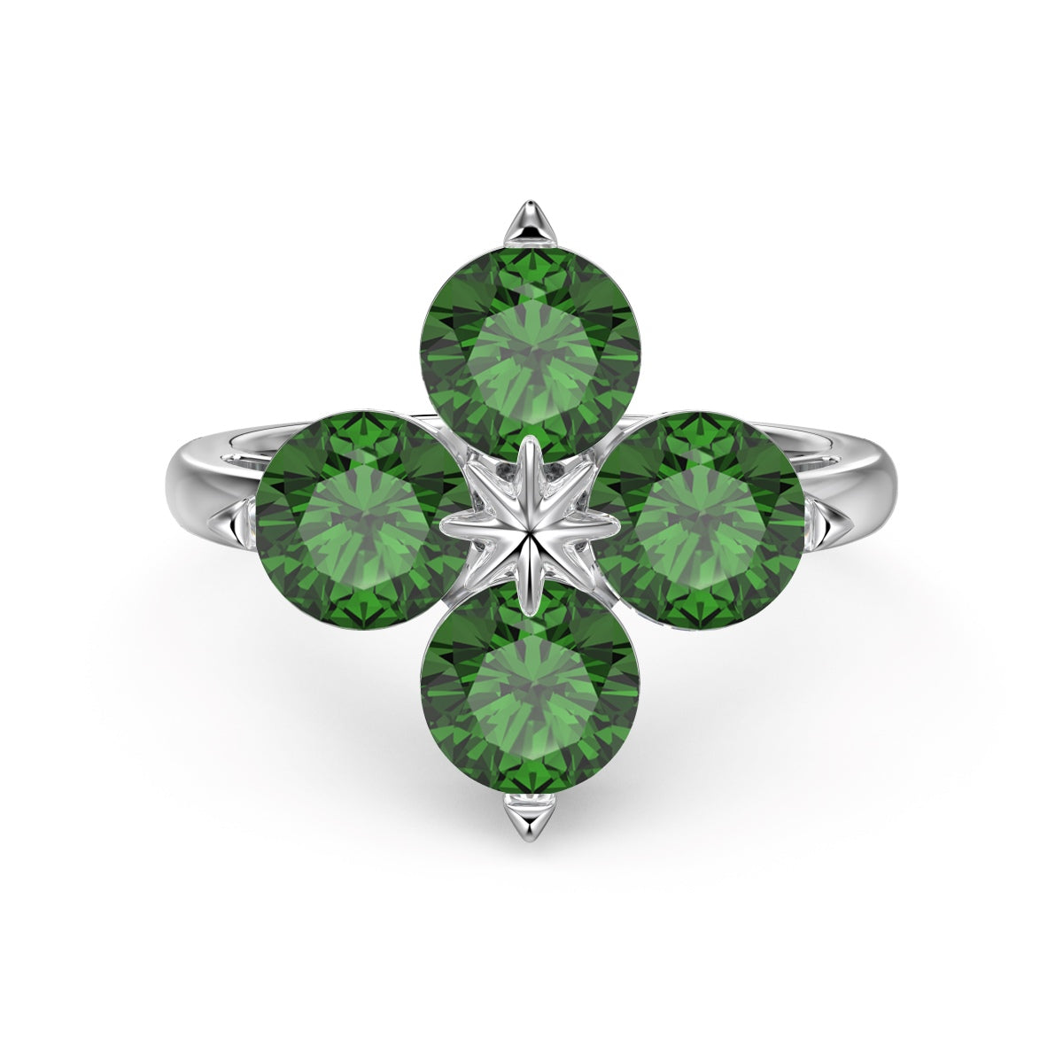 [Everoly JW]Vierblättriges Kleeblatt Achtzackiger Sternring
