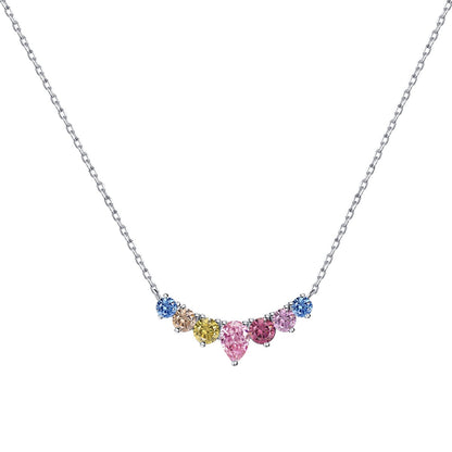 [Everoly JW]Zierliche bunte Herzkette