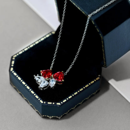 [Elitejewels]Dainty Red Heart Necklace