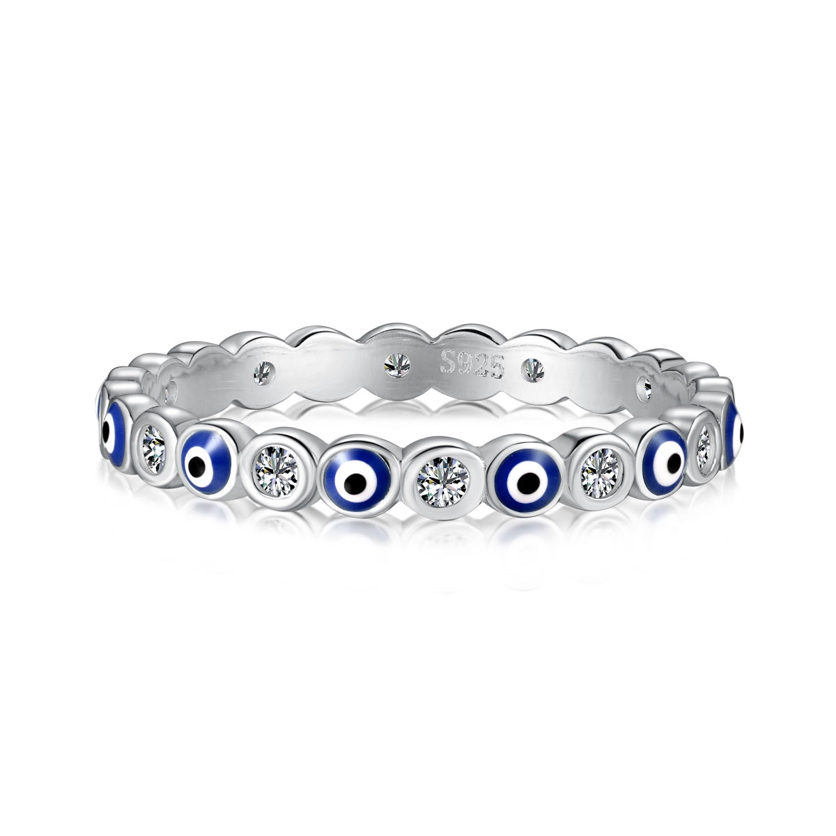 [Everoly JW]Sparkling Vibrant Round Shape Daily Ring