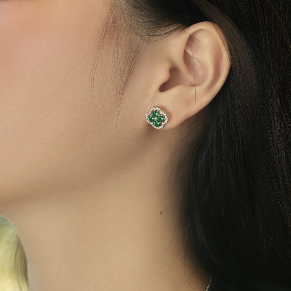 [Elitejewels]Four-Leaf Clover Exquisite Earrings