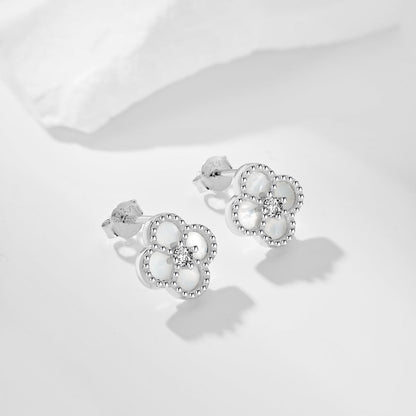 [Everoly JW] Exquisite Ohrringe in Form eines vierblättrigen Kleeblatts