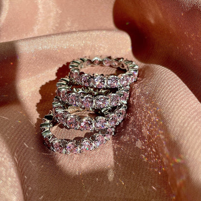 [Everoly JW]Eternity-Tennisring mit Rundschliff