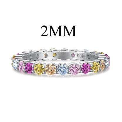 [Everoly JW]Eleganter, lebendiger Alltagsring mit rundem Schliff