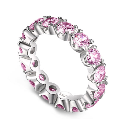 [Everoly JW]Eternity-Tennisring mit Rundschliff