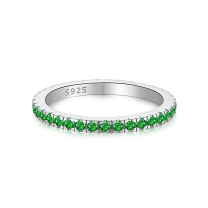 [Elitejewels]Delicate Sparkling Round Cut Daily Ring