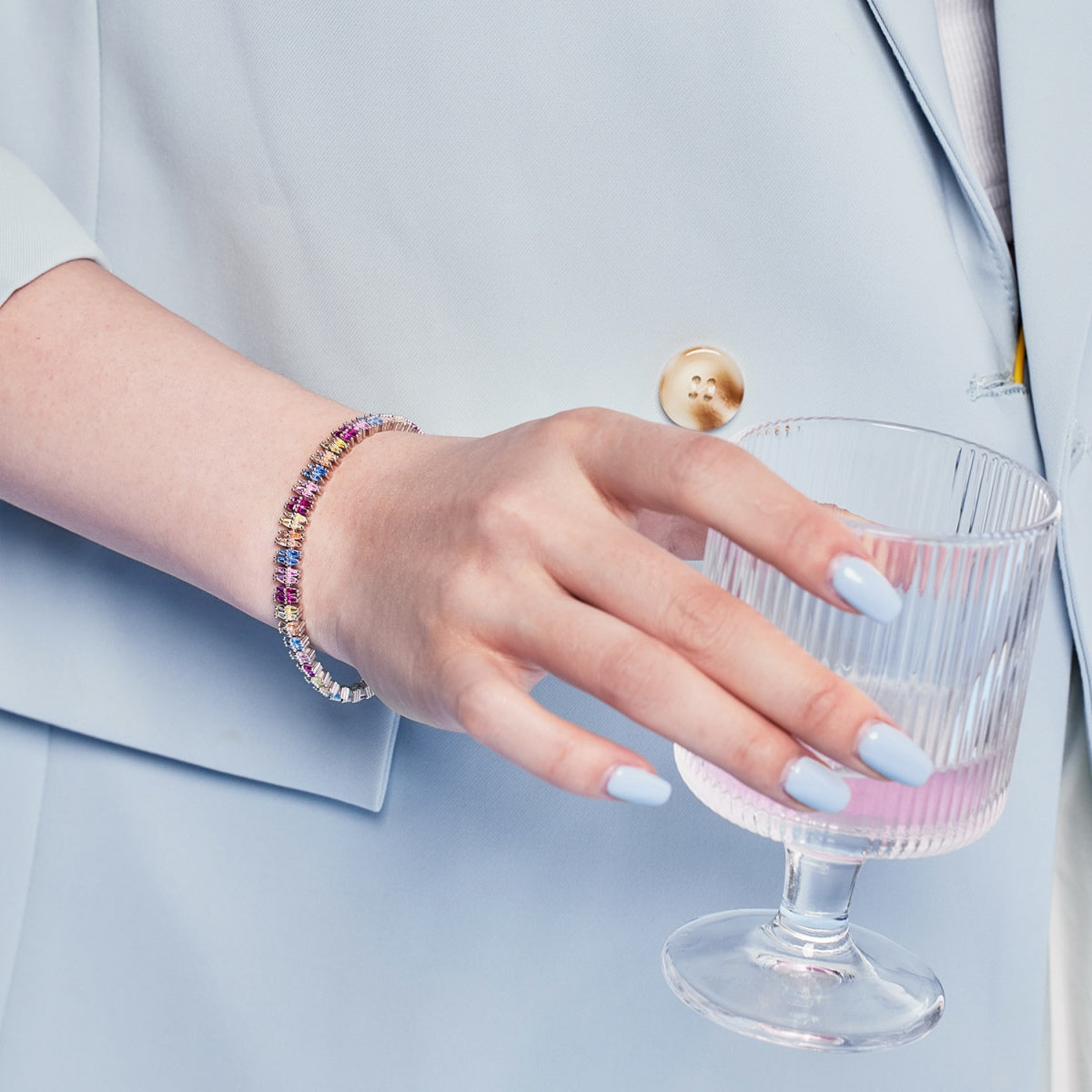 [Everoly JW]Funkelndes, exquisites Party-Armband mit mehreren Schliffen
