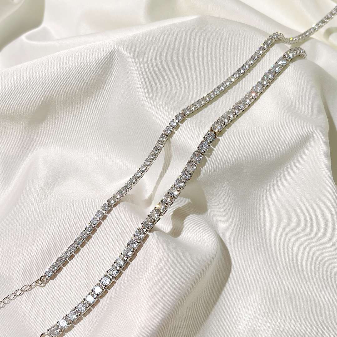 [Elitejewels]Elegant Tennis Chain Necklace