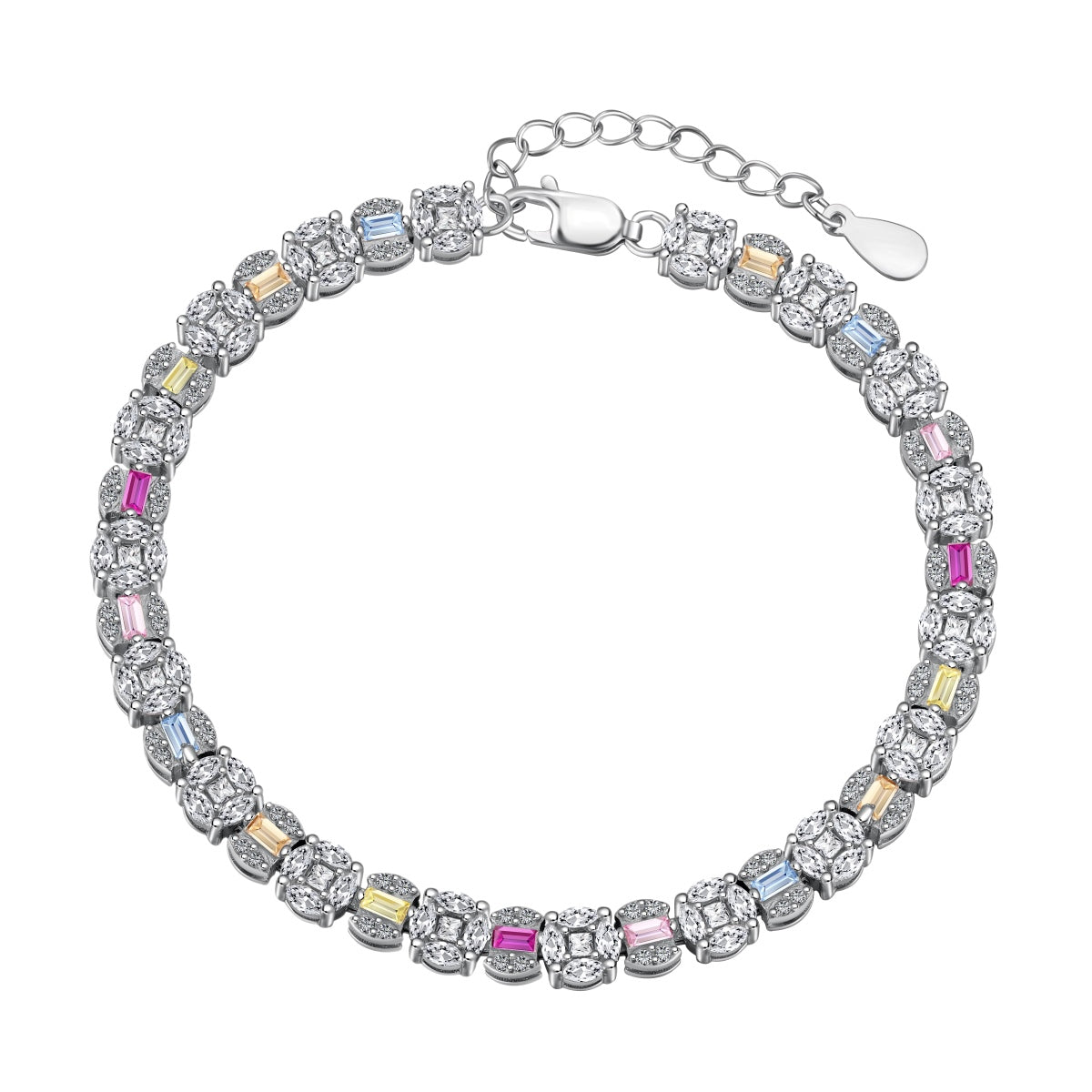 [Everoly JW]Schillerndes, strahlendes Multi-Cut-Armband für den Alltag