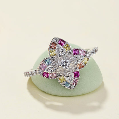 [Everoly JW]Luxuriöser bunter Bankettring in Blumenform