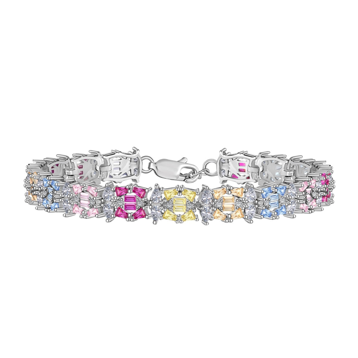 [Elitejewels]Delicate Colorful Multi Cut Party Bracelet