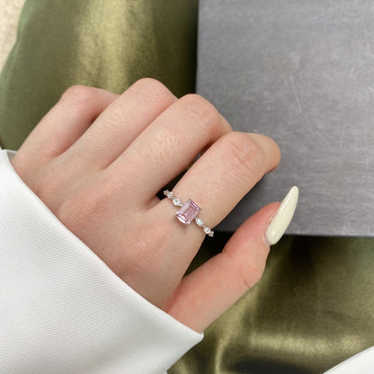 [Elitejewels]1.0 Carat Dainty Resplendent Radiant Cut Daily Ring