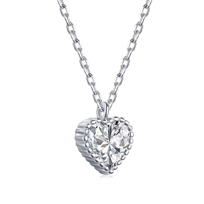 [Elitejewels]Ornate Heart Shape Necklace