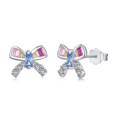 [Everoly JW] Verzierte Schmetterlingsform Alltagsohrringe