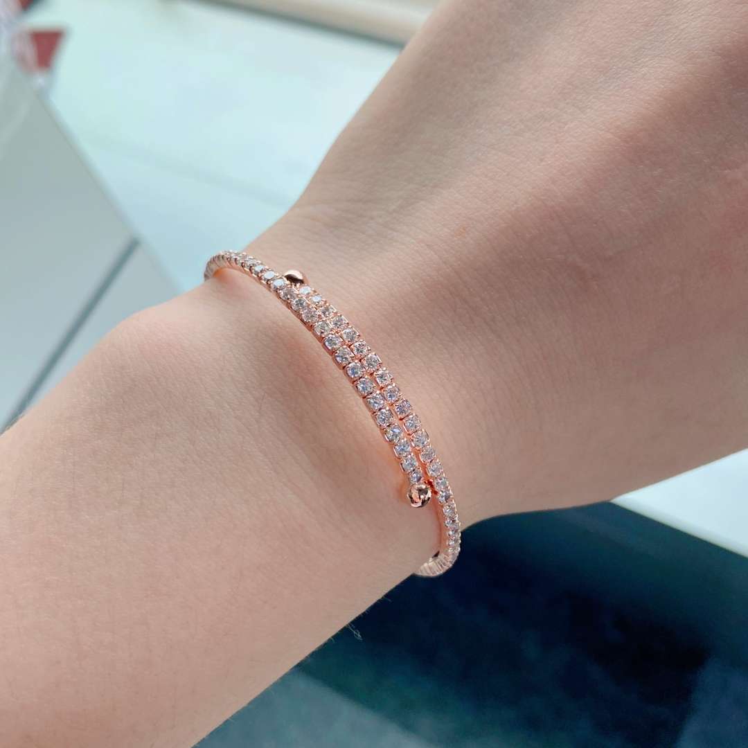 [Everoly JW]Rundarmband mit Diamanten