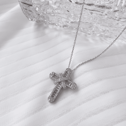 [Everoly JW]Gypsophila mit Diamanten Halskette