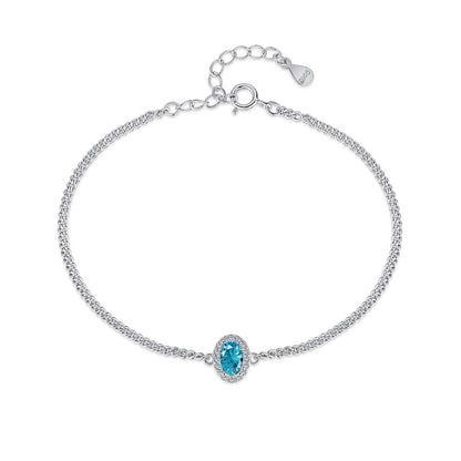[Everoly JW]Exquisite Oval Shape Bracelet