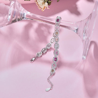 [Everoly JW]Exquisites, verziertes Alltagsarmband im Smaragdschliff
