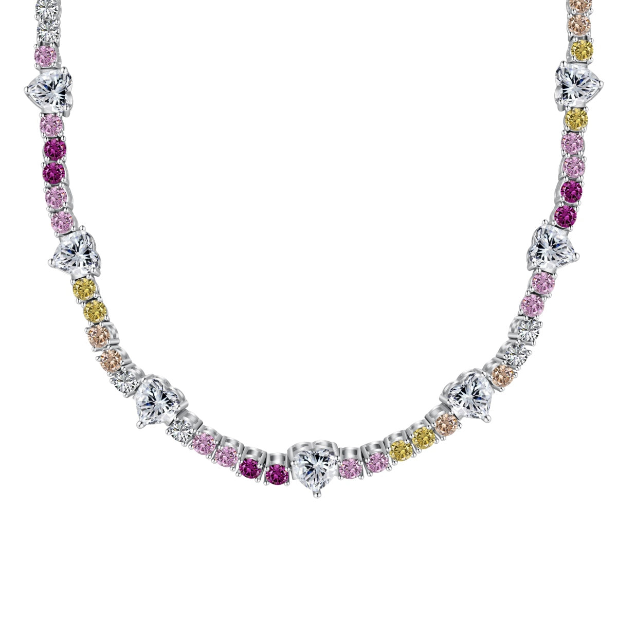 [Everoly JW]Zarte bunte Regenbogen-Tenniskette