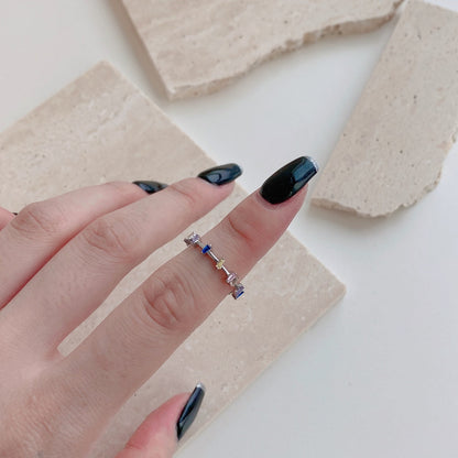 [Elitejewels]Unique Trapezoid Cut Daily Ring