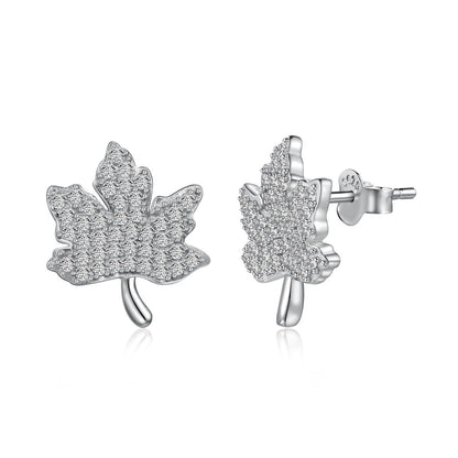 [Elitejewels]Exquisite Maple Leaf Design Earrings