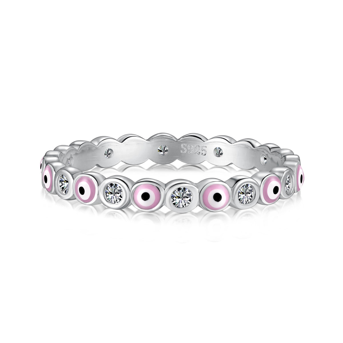 [Everoly JW]Sparkling Vibrant Round Shape Daily Ring