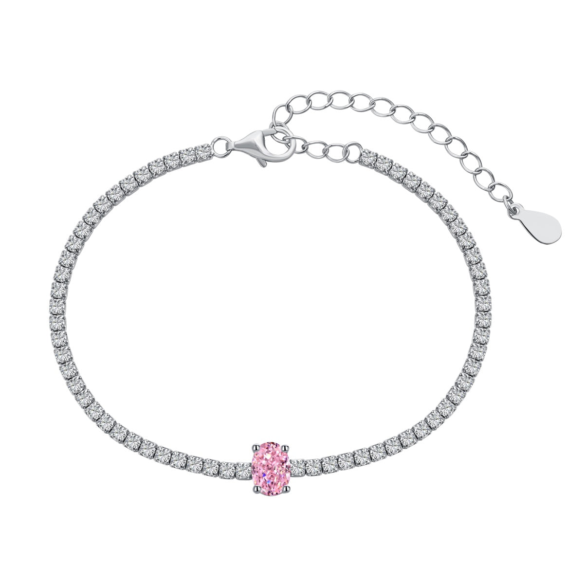[Everoly JW]0.75カラットの絶妙なオーバルカットデイリーブレスレット