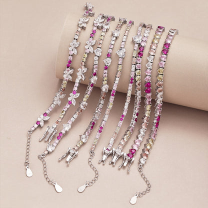 [Everoly JW] Romantisches Armband in Herzform mit rundem Schliff