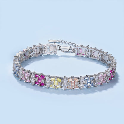 [Elitejewels]Delicate Colorful Multi Cut Party Bracelet