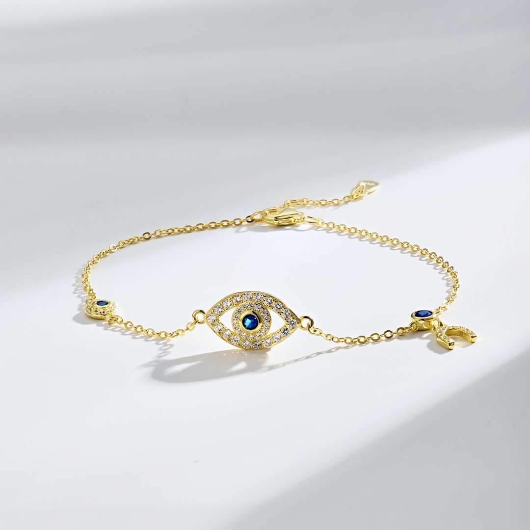 [Everoly JW]Dainty Eye Shape Necklace