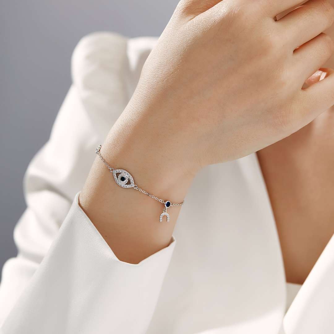 [Everoly JW]Dainty Eye Shape Necklace