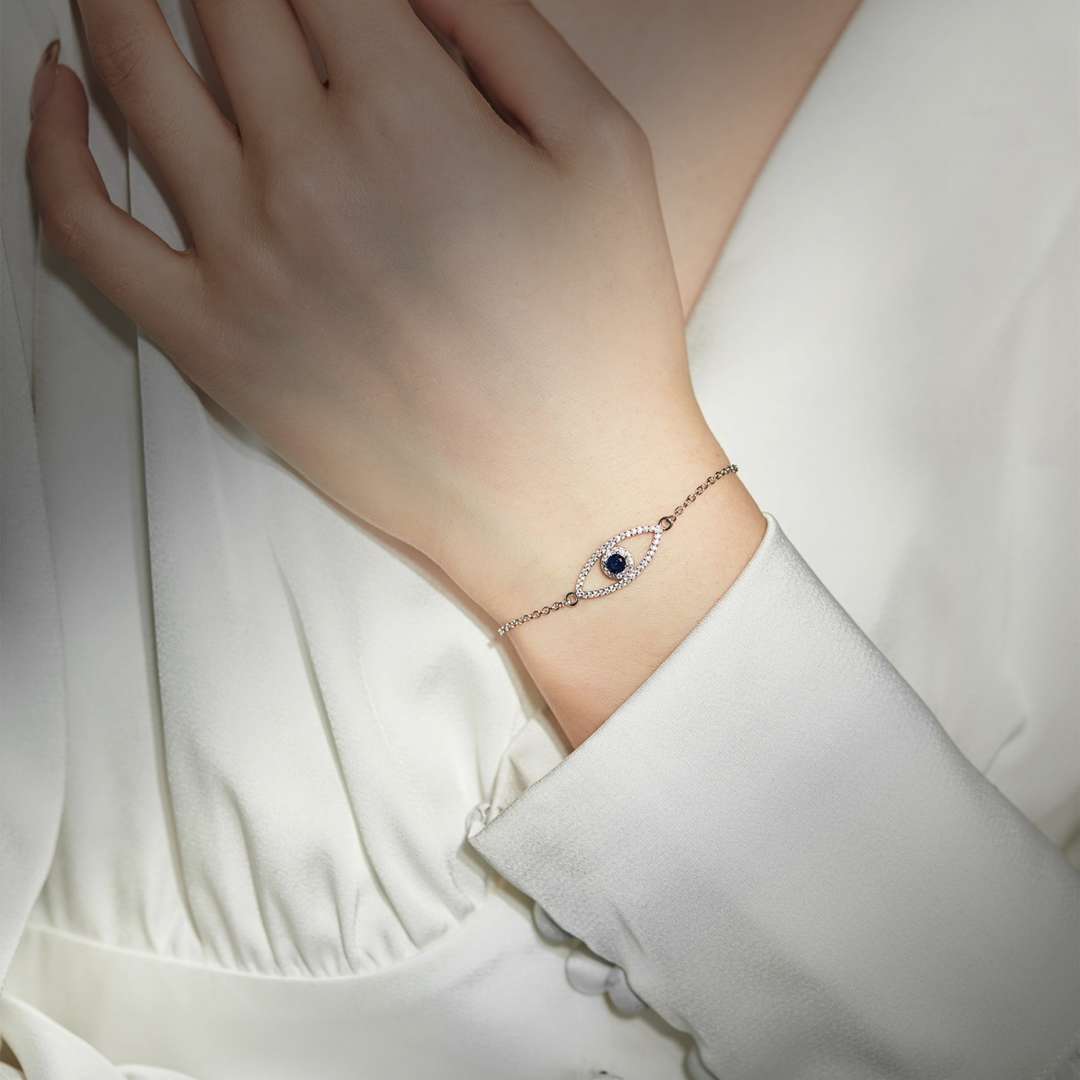 [Everoly JW]Armband mit Teufelsauge-Hohldesign