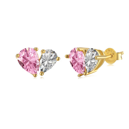 [Everoly JW]Schillernde, elegante Ohrringe mit Herzschliff für Liebhaber