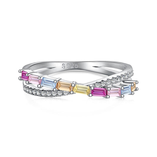 [Elitejewels]Energetic Elegant Radiant Cut Party Ring