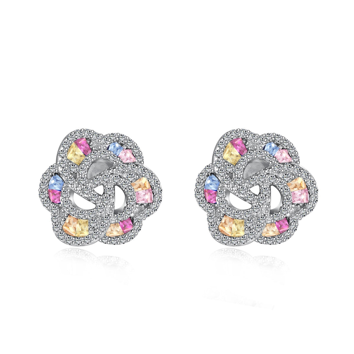 [Elitejewels]Exquisite Flower Shape Daily Earrings