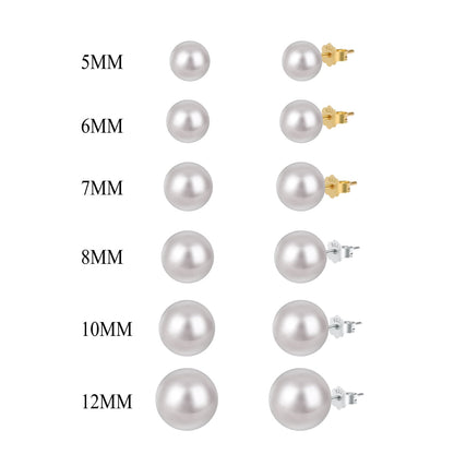 [Everoly JW]Delicate Pearl Earrings