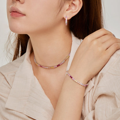 [Everoly JW]Zarte bunte Tenniskette