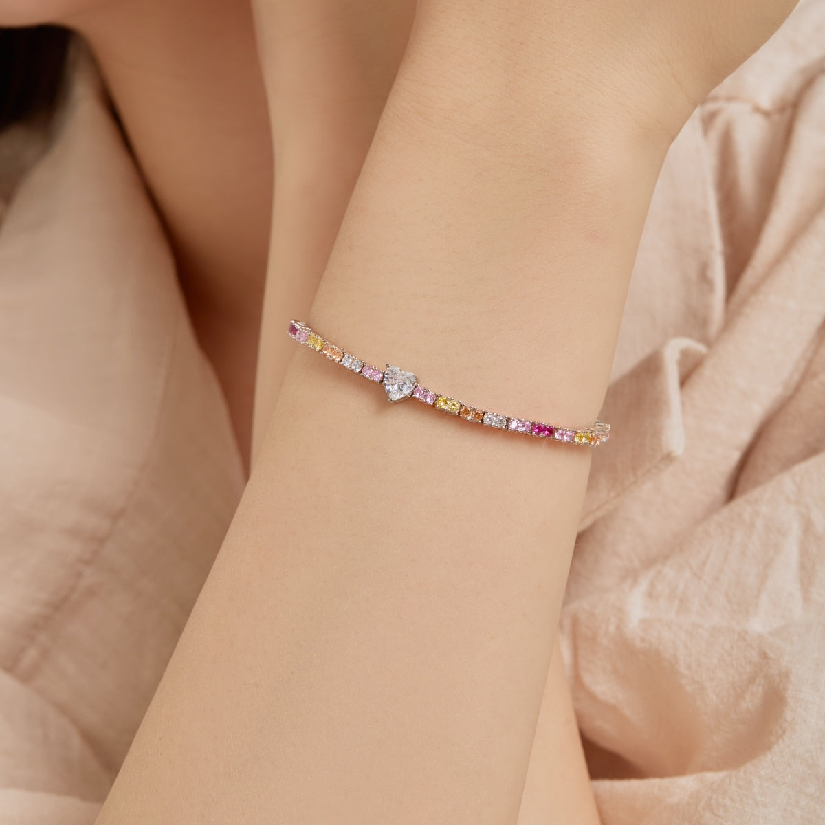 [Everoly JW] Zartes romantisches Armband in Herzform für Liebhaber