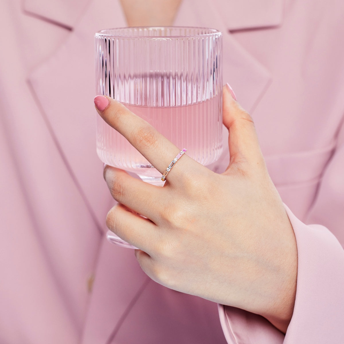 [Everoly JW]Lively In Shades Elegant Radiant Cut Daily Ring