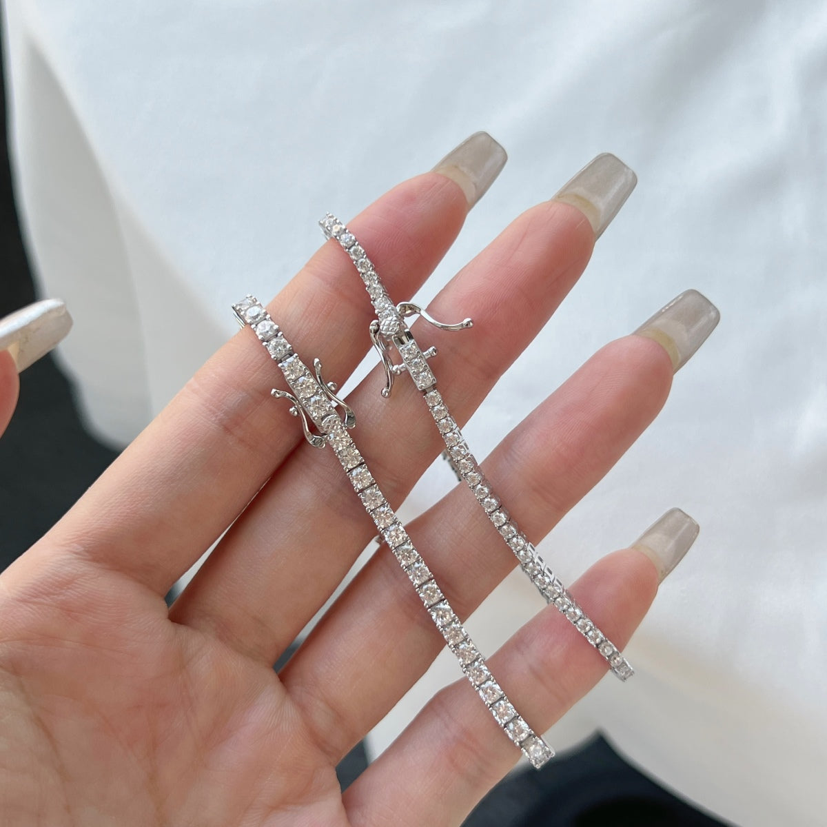 [Everoly JW]Schillerndes, exquisites Armband im Rundschliff für den Alltag