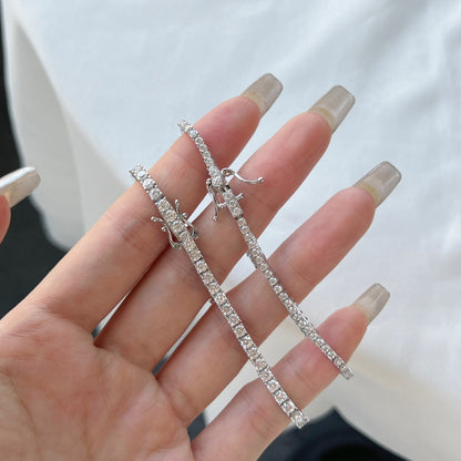 [Everoly JW]Schillerndes, exquisites Armband im Rundschliff für den Alltag
