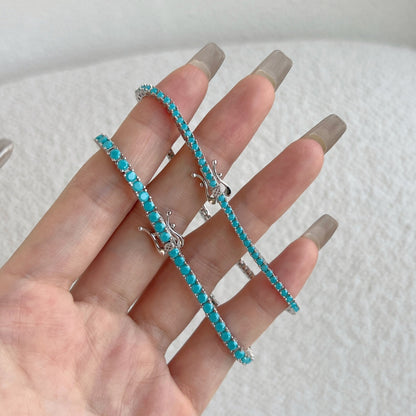 [Everoly JW]Schillerndes, exquisites Armband im Rundschliff für den Alltag